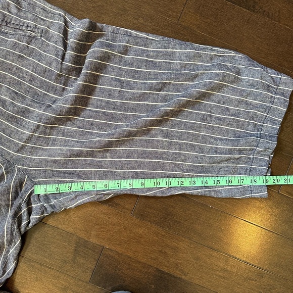 In Every Story Cropped Flowy Linen Pants - Picture 6 of 7